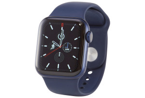 Apple Watch Series 6 (GPS) 40-mm kast van blauw aluminium, donkermarineblauw sportblandje