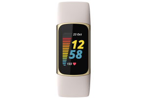 Fitbit Charge 5 - Lunar White / Soft Gold Stainless Steel