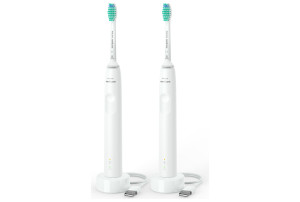 Philips Sonicare 3100 Series HX3675/13 (2 houders, wit)