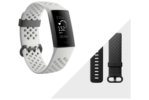 Fitbit Charge 3 - Frost White Sport / Graphite