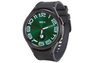 Samsung Galaxy Watch6 Classic LTE 47mm met Hybrid Eco-Leather Band (M/L) - Black / Black