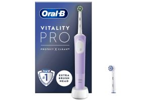 Oral-B Vitality Pro (paars, extra opzetborstel))