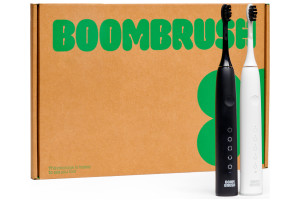 Boombrush Sonische tandenborstel (2 houders, wit, zwart)