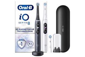 Oral-B iO 8 duo (2 houders, zwart & wit)