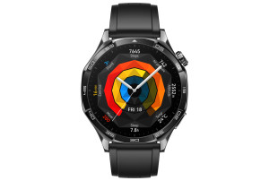 HUAWEI WATCH GT 5 46mm - Zwart (Fluoroelastomeer Band)