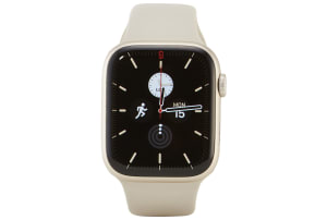 Apple - Watch Series 7 (GPS + Cellular) 45-mm met aluminium kast en sportbandje - Sterrenlicht / Sterrenlicht - 1