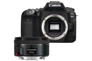 Canon - EOS 90D met EF 50mm F/1.8 STM zwart - 0
