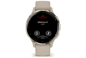 Garmin - Venu 3S met siliconen polsband - Soft Gold / French Grey - 1