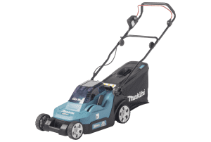 Makita DLM382PT2 (inclusief 2x 5.0 Ah accu's en snellader)