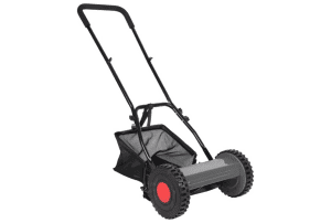 Talen Tools Handgrasmaaier met opvangbak 16L
