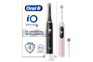 Oral-B iO 6 duo (2 houders, zwart & roze)