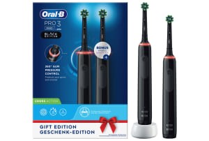 Oral-B Pro 3 3900 CrossAction (2 houders, zwart)