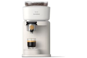 Philips Baristina - Melkwit / Essenhout Portafilter
