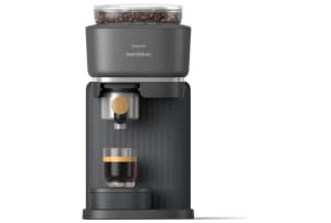 Philips Baristina - Zwart / Essenhout Portafilter