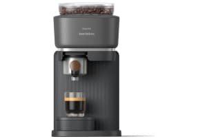 Philips Baristina - Zwart / Walnoothout Portafilter