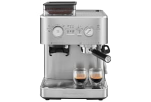 KitchenAid Halfautomatische espressomachine met koffiemolen - Roestvrij staal