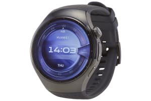 HUAWEI WATCH 5 46 mm met Fluoroelastomeer band - Zwart