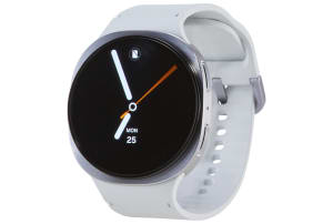 Samsung Galaxy Watch8 44mm Bluetooth + 4G met Sport Band (M/L) - Silver / White