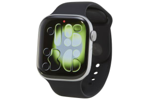 Apple Watch Series 11 (GPS + Cellular) 46-mm met aluminium kast en sportbandje (M/L) - Zilver / Zwart