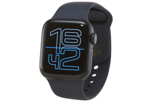 Apple Watch SE 3 (GPS) 40-mm met aluminium kast en sportbandje (M/L) - Middernacht / Middernacht