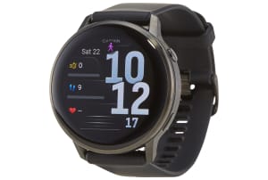 Garmin Venu 4 - 45 mm met siliconen polsband - Slate / Zwart