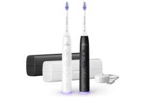 Philips Sonicare 6100 series HX7419/01 (2 houders, zwart & wit, met reisetuis)