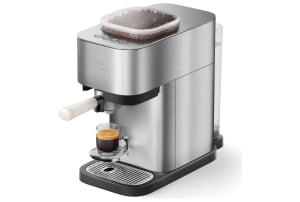 Philips Baristina Plus - Metaal / Melkwit Portafilter