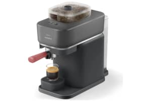 Philips Baristina met Bean Swap - Zwart / Bessenrood Portafilter