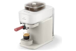 Philips Baristina met Bean Swap - Melkwit / Bessenrood Portafilter