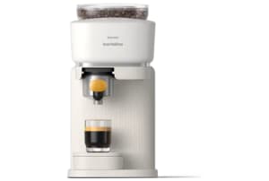 Philips Baristina (2026-versie) - Wit / Mangogeel Portafiler