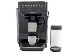 Siemens EQ500 iAroma met melkbakje - Zwarte koffie-uitloop