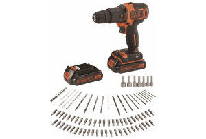 Black+Decker BDCHD18BAFC (2 accu's, accessoireset)