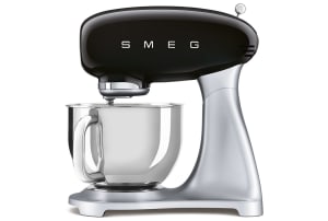 SMEG SMF02BLEU zwart, zilver