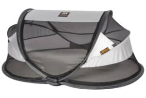 Deryan Travel Cot Baby Luxe silver