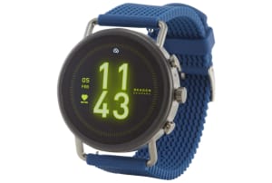 Skagen Falster 3 / Gen 5 Men met Silicone Mesh bandje - Blue