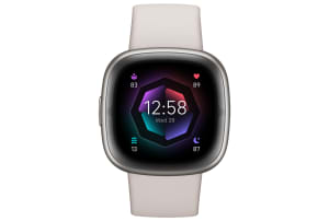 Fitbit Sense 2 - Lunar White / Platinum Aluminium