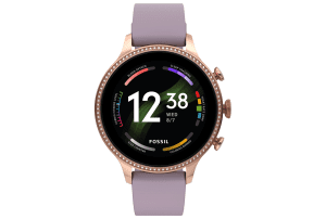 Fossil Gen 6 Women met Silicone bandje - Purple