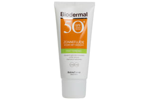 Biodermal Matterende Zonnefluide voor het gezicht SPF50+