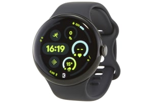 Google Pixel Watch 3 (45 mm) Bluetooth/Wi-Fi - Matzwart / Obsidiaan