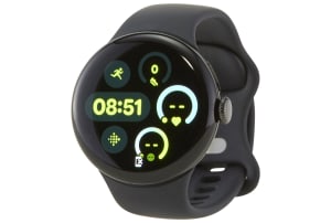 Google Pixel Watch 3 (41 mm) Bluetooth/Wi-Fi - Matzwart / Obsidiaan