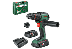 Bosch AdvancedDrill 18V-80 Quicksnap (2 accu's 2.5 Ah, AL18V-44 lader, 1 extra opzetstuk)