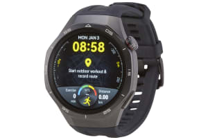 HUAWEI WATCH GT 5 Pro 46mm met Fluoroelastomeer Band - Zwart
