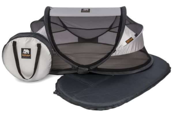 Deryan - Travel Cot Baby Luxe silver - 1