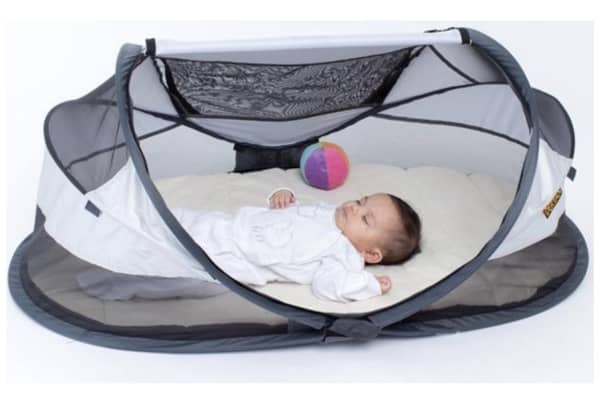 Deryan - Travel Cot Baby Luxe silver - 4