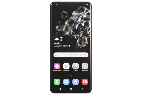 Samsung - Galaxy S20 Ultra 5G (128 + 12 GB) - Cosmic Black - 0