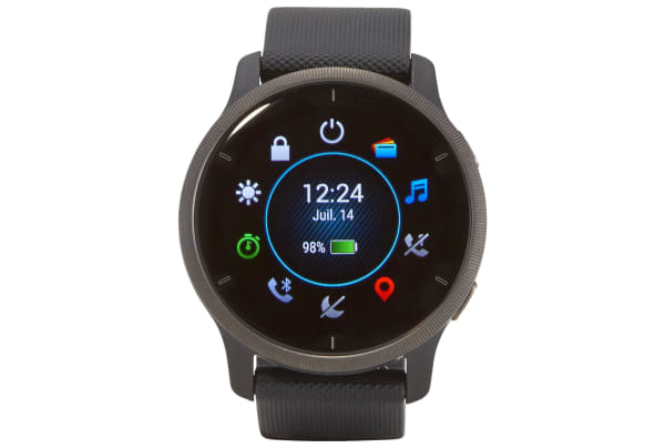 Garmin - Venu 2 met siliconen polsband - Slate / Zwart - 3