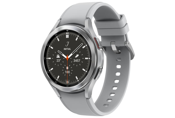 Samsung - Galaxy Watch4 Classic BT 46mm - Silver - 0