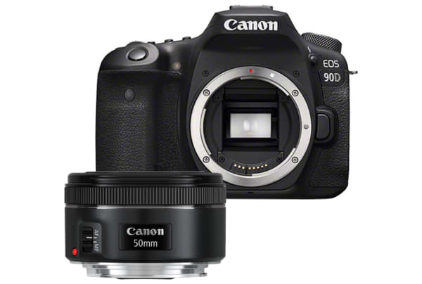 Canon - EOS 90D met EF 50mm F/1.8 STM zwart - 0