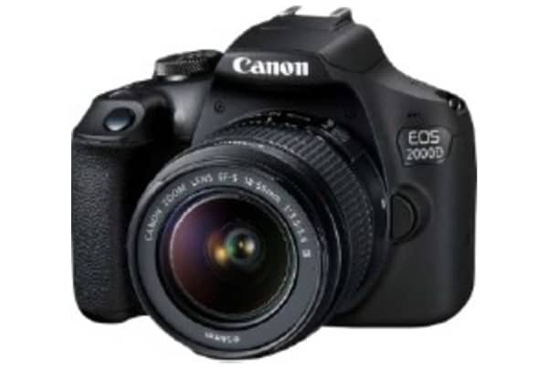 Canon - EOS 2000D met 18-55 DC + SB130 + 16GB zwart - 2