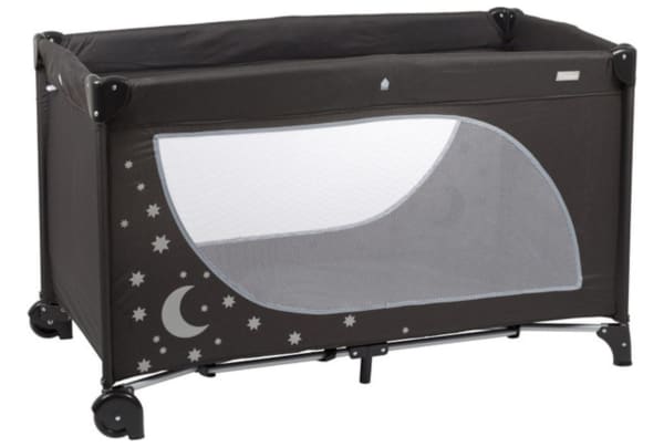 Babygo - Moonstars Black Melange Campingbed - 0